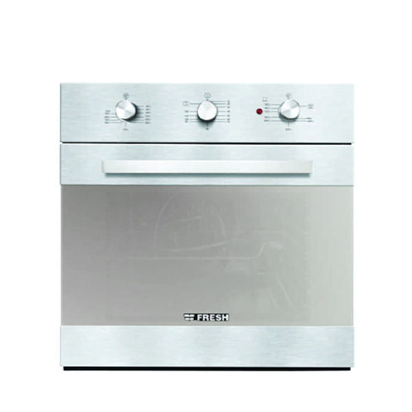 فرن بلت إن فريش 60 سم غاز وكهرباء قلاية هوائية ستانلس 9651 - GEOFR60CMS 