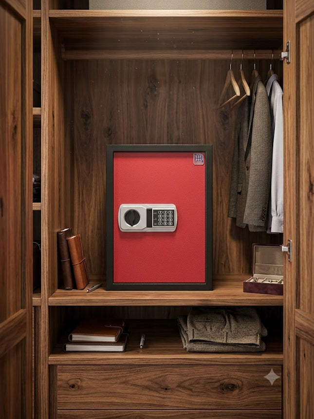 LOTFY GROUP LG Safebox Code- 50NEK- 50 * 35 * 31CM- Home Office Safe Box- Electronic Lock- Key Lock