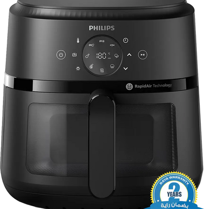 Philips Air Fryer 6.2L 1700W Digital with Window NA230-00 - Black (Raya Warranty)