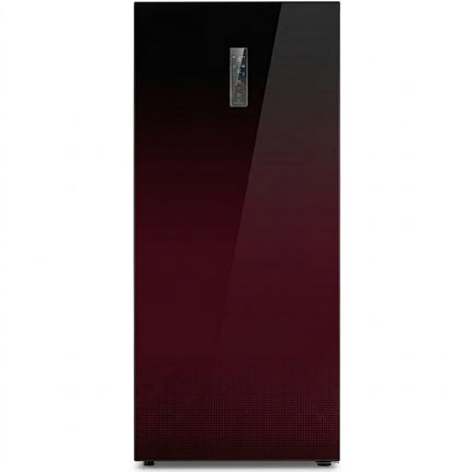 Unionaire Americool Vertical Deep Freezer - 6 Drawers - No Frost - Digital Display - Black/Red Glass - UFN230LBGRA DTHAMF
