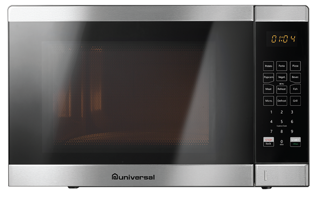 Universal Solo 42L 1550W Digital Microwave MV42l st - Black x Silver