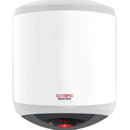 Olympic Electric Hero Turbo Water Heater - 50 Liters - Digital Display - White - 1108