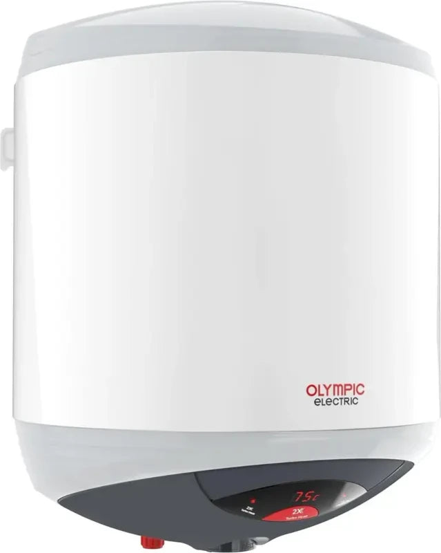 Olympic Electric Hero Turbo Water Heater - 50 Liters - Digital Display - White - 1108