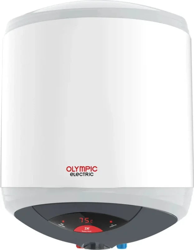 Olympic Electric Hero Turbo Water Heater - 100 Liters - Digital Display - White - 1112