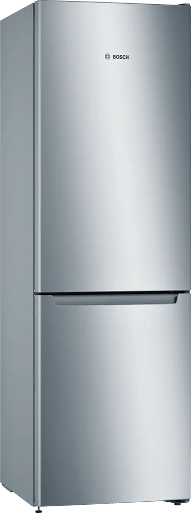 Bosch 302L No-Frost 2-Door Combi Refrigerator KGN36NL30U Bottom Freezer - Silver Inox