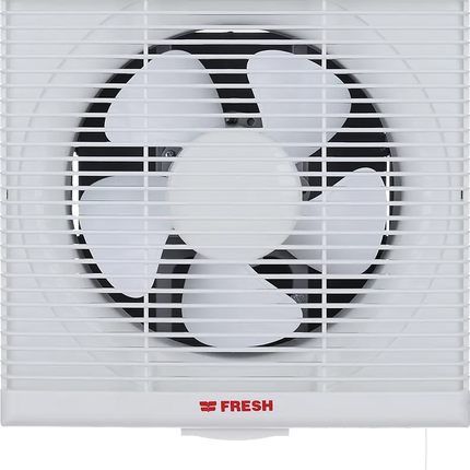 Fresh Kitchen Wall Hood , Frame 35*35cm,inner fan diameter 30cm , Two Directions , Front Grille , White