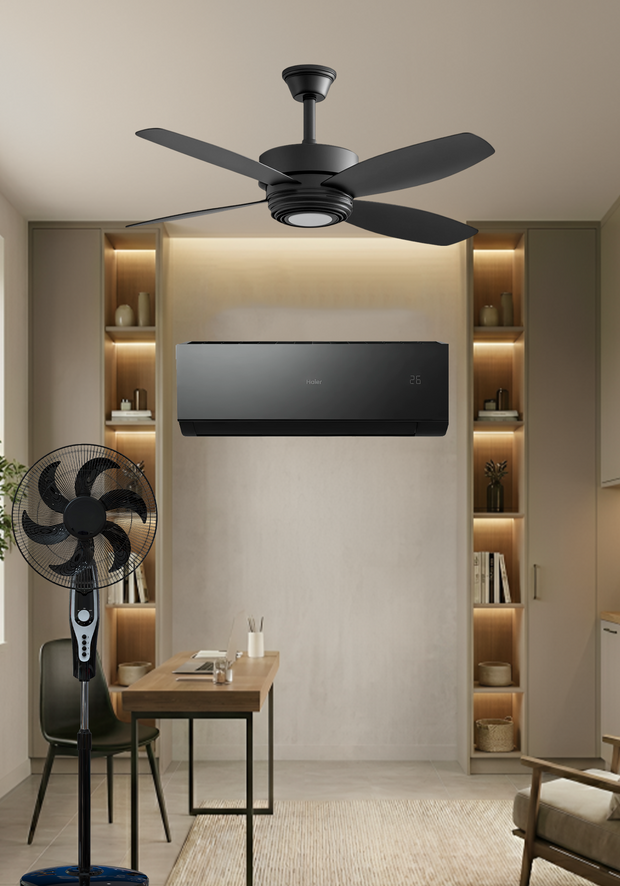 <h4>Most recommended </h4><h3>Air conditions<br/>&<br/>fans</h3>