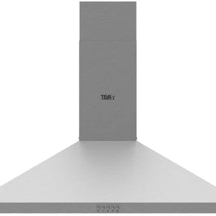 شفاط هرمي TEVA مقاس 90 سم بقوة شفط 800 متر مكعب/ساعة ستانلس ستيل - D004.90-850-X