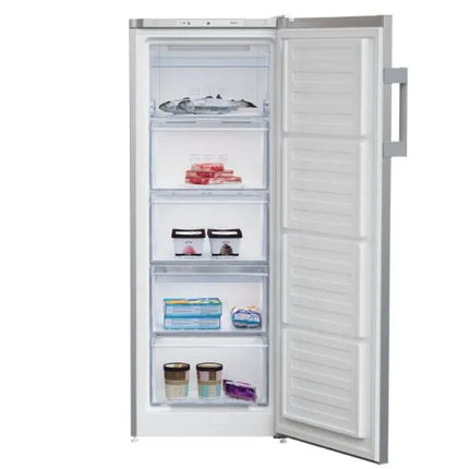 Beko RFNM200E20S فريزر عمودي ، 200 لتر ، فضي   