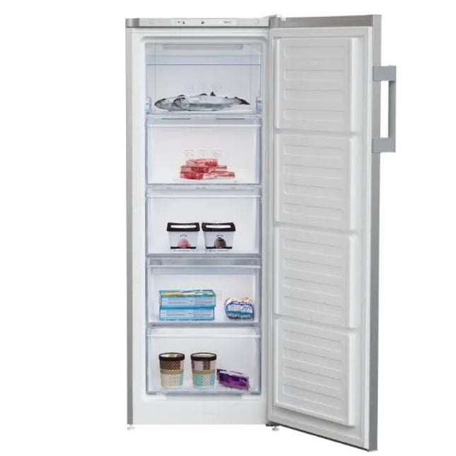 Beko RFNM200E20S فريزر عمودي ، 200 لتر ، فضي   