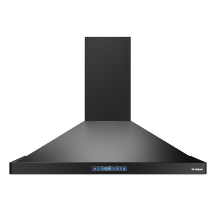 Fresh Paris Built-In Pyramids Hood , 90 Centimeter , Black - 20864