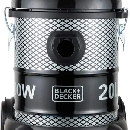 Black & Decker Drum Vacuum Cleaner 2000W 20L BV2000 - Black