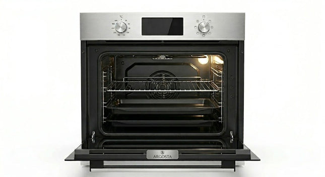 Argosta 60cm Built-in Gas Oven, Inox, Safety Device, Fan, Digital Timer, Turkey - Model: AR GO6060S