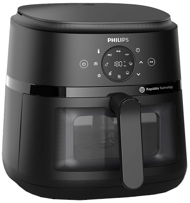 Philips Air Fryer 6.2L 1700W Digital with Window NA230-00 - Black