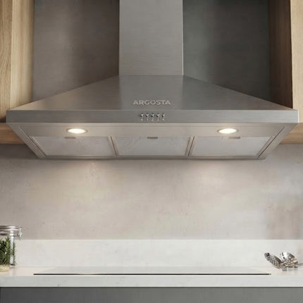 Argosta Inverter Pyramid Range Hood 90cm Stainless Steel - AR P90 PBIX