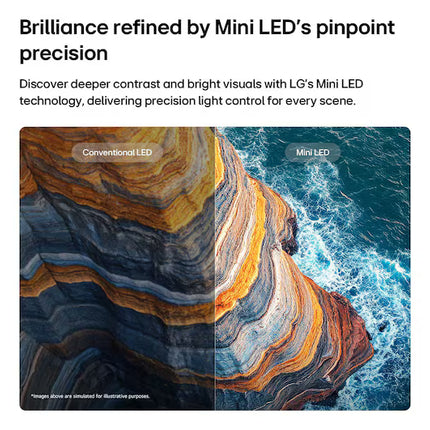 تلفزيون LG QNED AI QNED70 Mini LED 4K Smart TV 2026 الذكي مقاس 65 بوصة
65QNED70B6T
