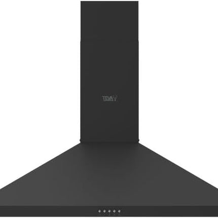 شفاط هرمي TEVA، 90 سم، قوة شفط 850 م3/س، D004.90-850 - أسود