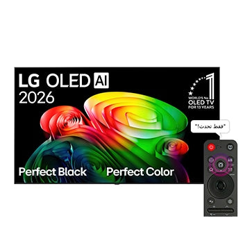 تلفزيون LG OLED AI B6 الذكي 4K بحجم 65 بوصة، 2026 