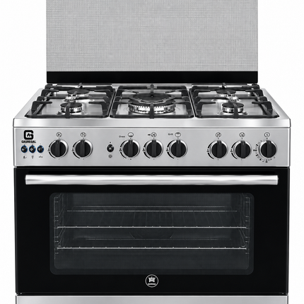 Unionaire 60x90 cm Gas Cooker - Cast Iron - Fan - Stainless Steel - SSVDC443IFSOA GENERAL
