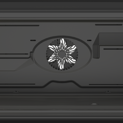 Ariston Built-in Gas Oven 90 cm 96L AROG 9R2F3NG XNA - Safety System & Two Fans - Black x Stainless
