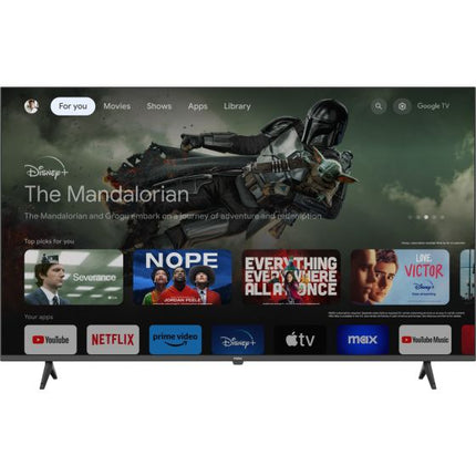 تلفزيون هاير الذكي 55 بوصة، بدقة 4K UHD LED ومستقبل مدمج - H55K80EU 
