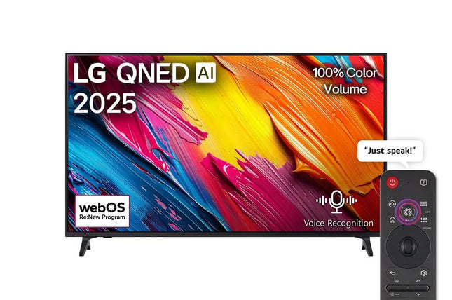 تلفزيون ال جي الذكي 65 بوصة، 4K UHD QNED مع جهاز استقبال مدمج - 65QNED70A6A 