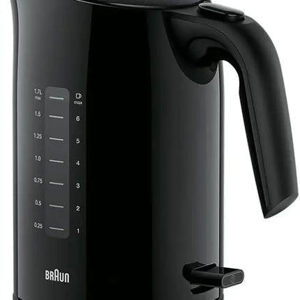 Braun WK3100BK Electric Kettle, 1.7 L, 2200 W - Black