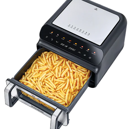 Black and Decker 5 in 1 Air Fryer , 2000 Watt , 10.5 Liter , Digital Touch Screen