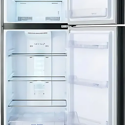 ثلاجة يونيون اير URN-600LBG1A-DTHRI نوفروست 440 لتر بباب زجاجي وتحكم رقمي باللمس - أسود 