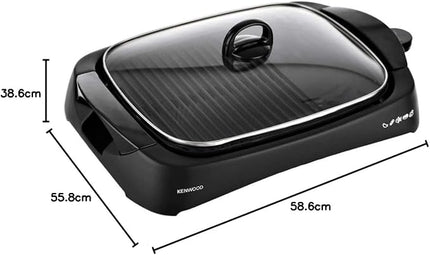 Kenwood HG230 Electric Health Grill 1500-1700 W - (International Warranty)