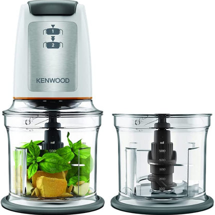 Kenwood OWCH61.200WH Vegetable Chopper With Extra Bowl 500 Watt - White