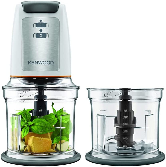 Kenwood OWCH61.200WH Vegetable Chopper With Extra Bowl 500 Watt - White