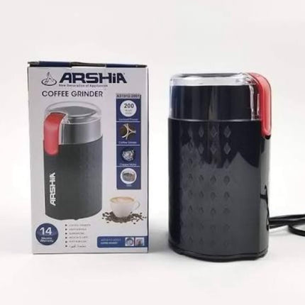 Electric Coffee Spice Grinder Black Red 200W AS1912-2001