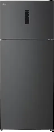 LG Refrigerator 523 Liters No Frost 2-Door GTF522PSAN Turkish Inverter - Black