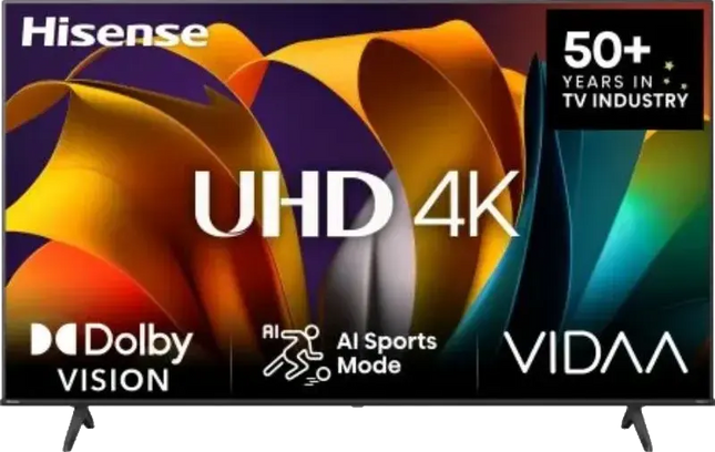 تلفزيون Hisense مقاس 55 بوصة سمارت 4K UHD LED موديل 55A6N -