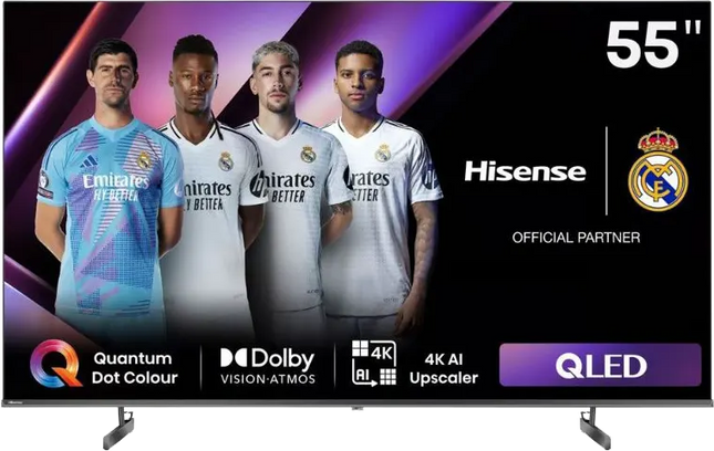 تلفزيون هاينس الذكي، 55 بوصة، دقة 4K، نوع QLED، موديل 55Q6N 