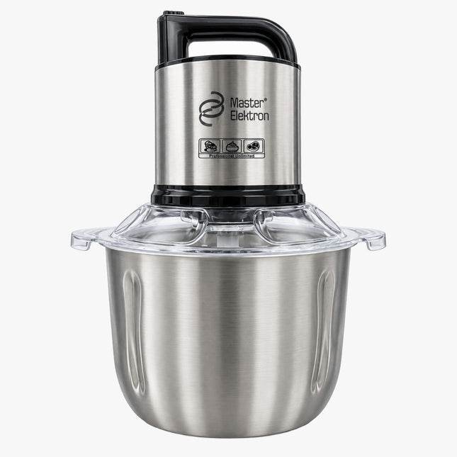 Master Elektron Blender with Chopper - 5 Liters - Stainless Steel - with Peeler - MEFP 1000