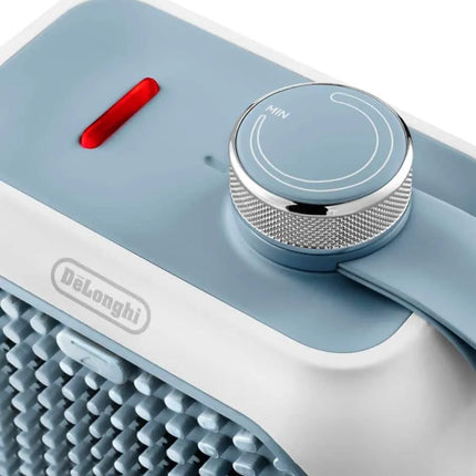 De’Longhi Capsule Desk Fan Heater, 360 Watt, Blue - HFX10B03.LB ( raya Warranty )