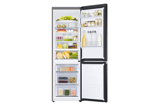 Samsung NoFrost Bottom Freezer Refrigerator , 341 Liter Inverter Motor , Black - RB34C672EB1/MR