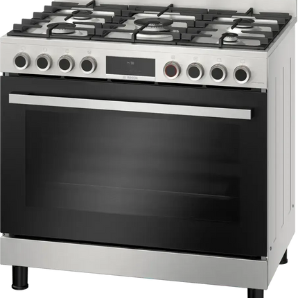 Bosch Series 8 Cooker 5 Burners 90 cm HIZ5G7W51S Digital Full Safety - Stainless Steel