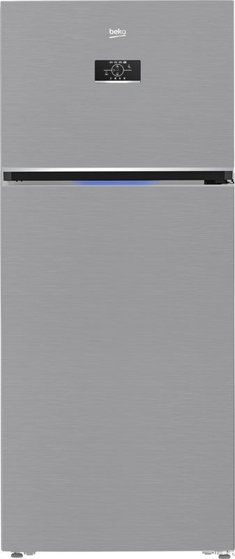 Beko NoFrost Top Freezer Refrigerator , 590 Liter Inverter Motor , Silver - B3RDNE590ZXB