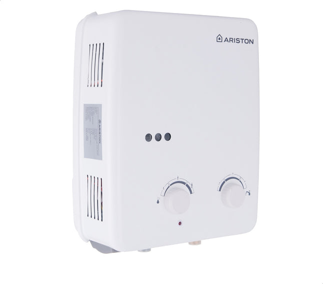 Ariston Gas Water Heater , 6 Liter White - DGI 6L DF NG