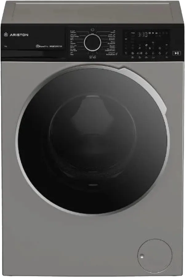 Ariston 9kg Front Load Automatic Washing Machine - WFST9GWHR - Inverter & Built-in Heater - Grey