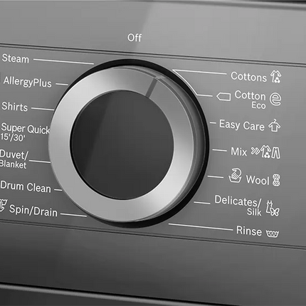 Bosch 9kg Front Load Automatic Washing Machine - WGA244Z1EG - EcoSilence Drive - Cast Iron Grey