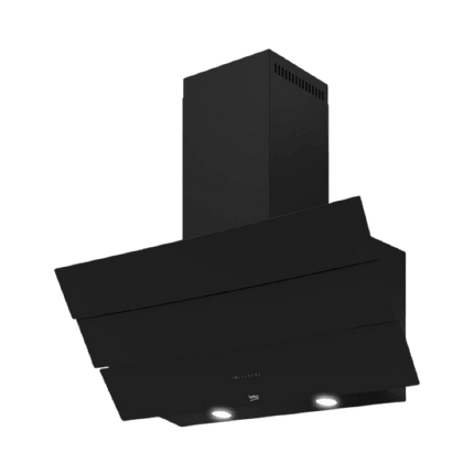 Beko 90cm Black Glass Digital Cooker Hood BHCA99642BHE