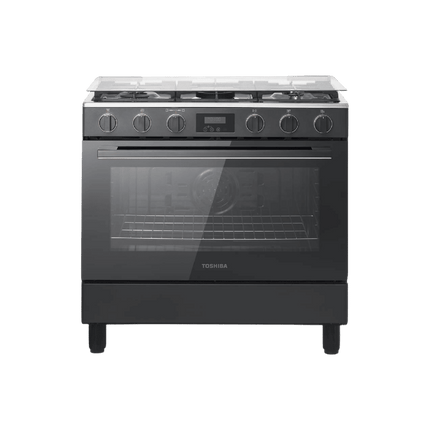 Toshiba 90cm Lava 2 Pro Gas Cooker, Full Safety Digital Control, Fan RLA2-90MG5GE(MG)-EG