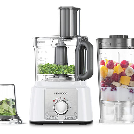 Kenwood Food Processor, 1000 Watt, 2 Liter, 32 Functions, White, FDP-65.400WH