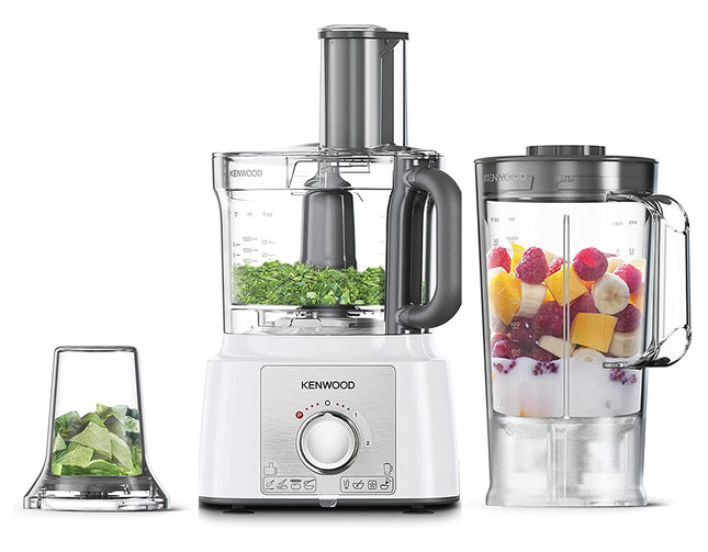 Kenwood Food Processor, 1000 Watt, 2 Liter, 32 Functions, White, FDP-65.400WH