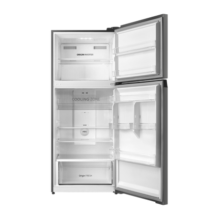 TOSHIBA Refrigerator GR-RT559WE-PMN(49) Fixed Speed Pure BIO Filter, 411L, Grey Origin Inverter
