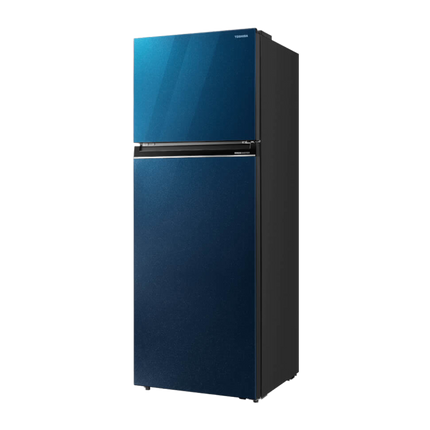 Toshiba Top Freezer Refrigerator - No Frost - Inverter - 450 Liter - 2 Doors - Blue Glass - RT624WEPGN73 - image 2